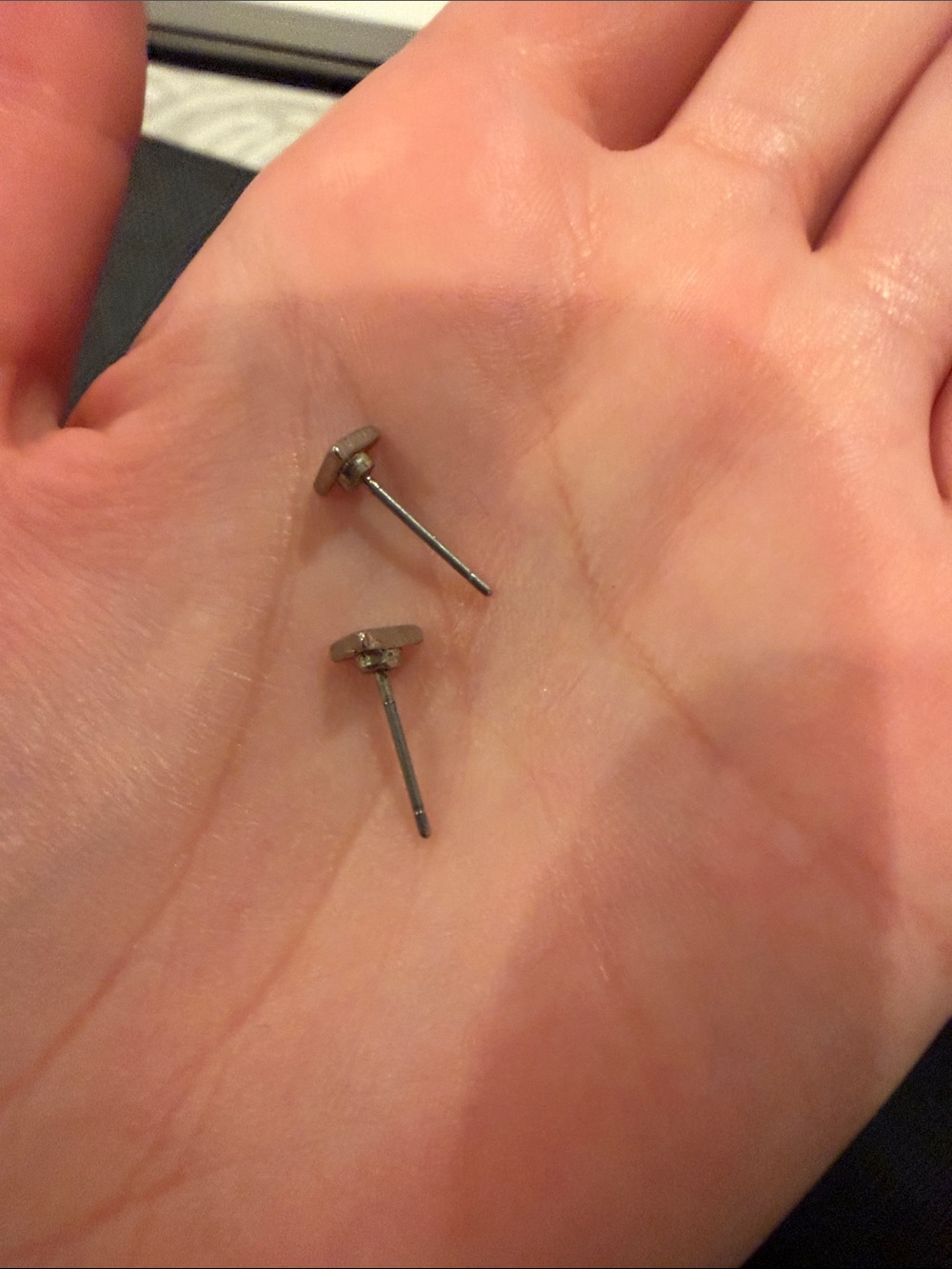 triangle studs - Picture 2 of 2